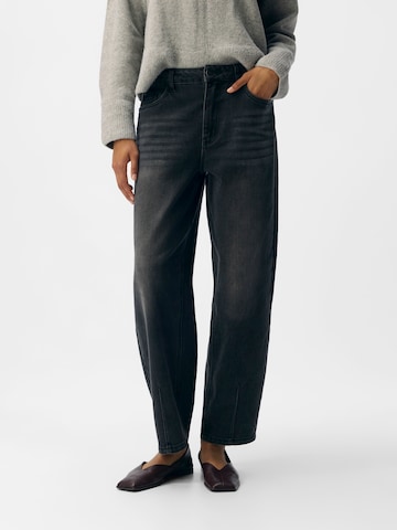 Baggy Jean 'OBJSAVA' OBJECT en noir : devant