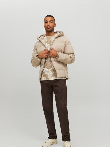 JACK & JONES Vinterjakke i beige