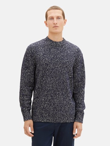 TOM TAILOR Sweater in Blue: front