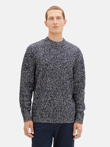 Pull-over TOM TAILOR en bleu : devant