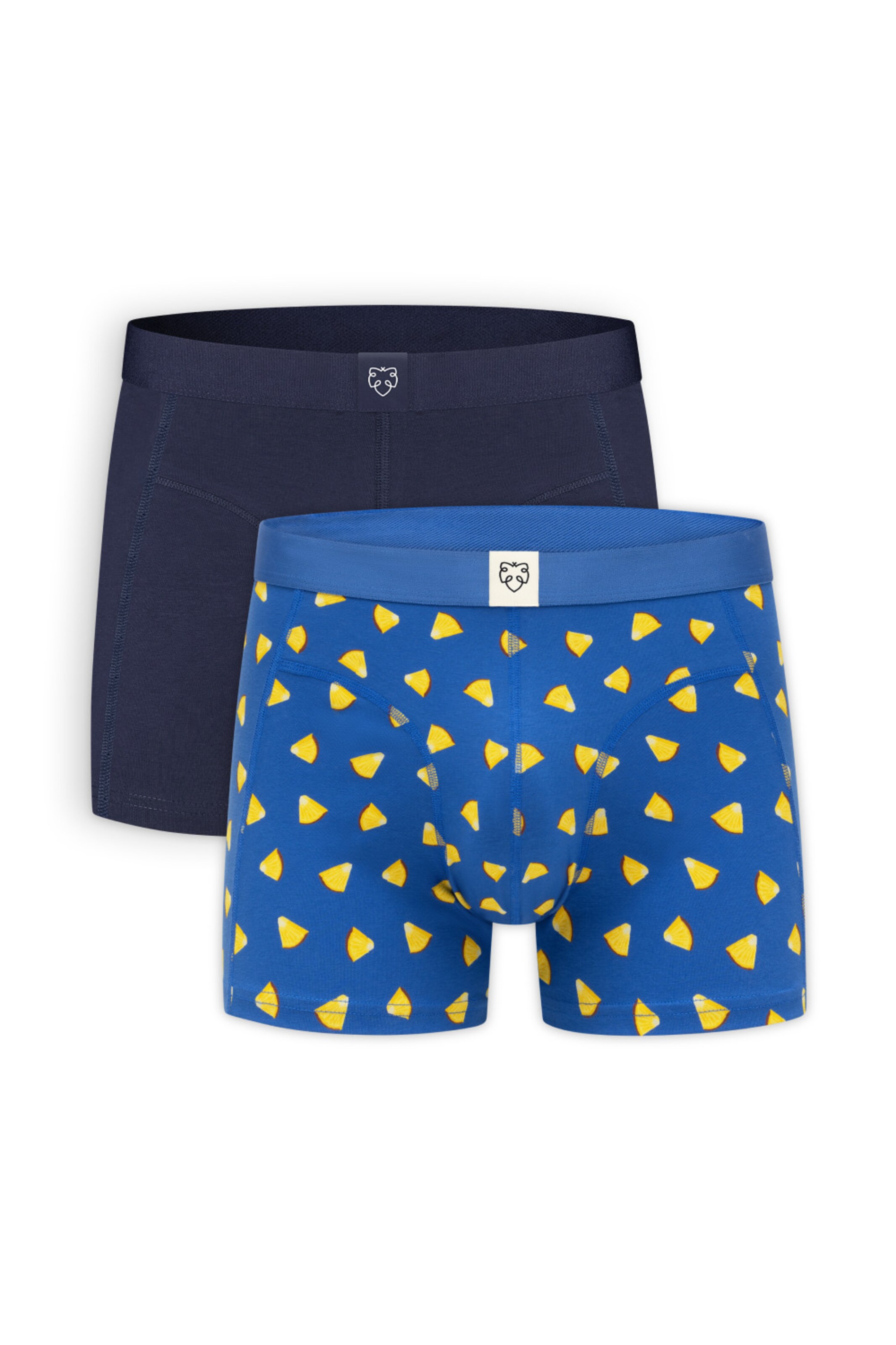 A-dam Boxershorts 'Pineapple Juicy' in Blau: Vorderseite