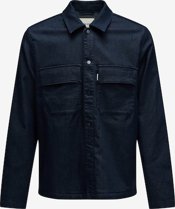Salsa Jeans Hemd in Blau: Vorderseite