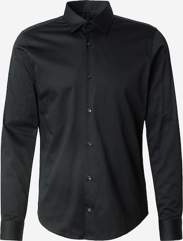 JOOP! Slim Fit Paita 'Pit' värissä musta: etupuoli