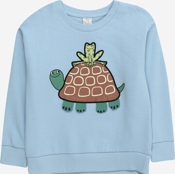 Lindex - Sweatshirt 'Turtle' em azul: frente