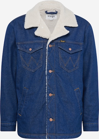 WRANGLER Tussenjas in Blauw: voorkant