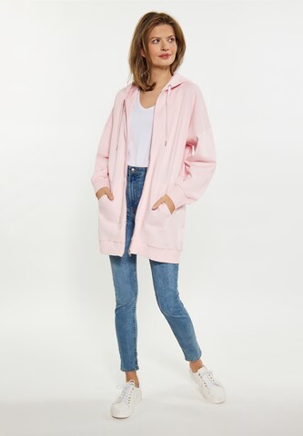 usha BLUE LABEL Zip-Up Hoodie in Pink