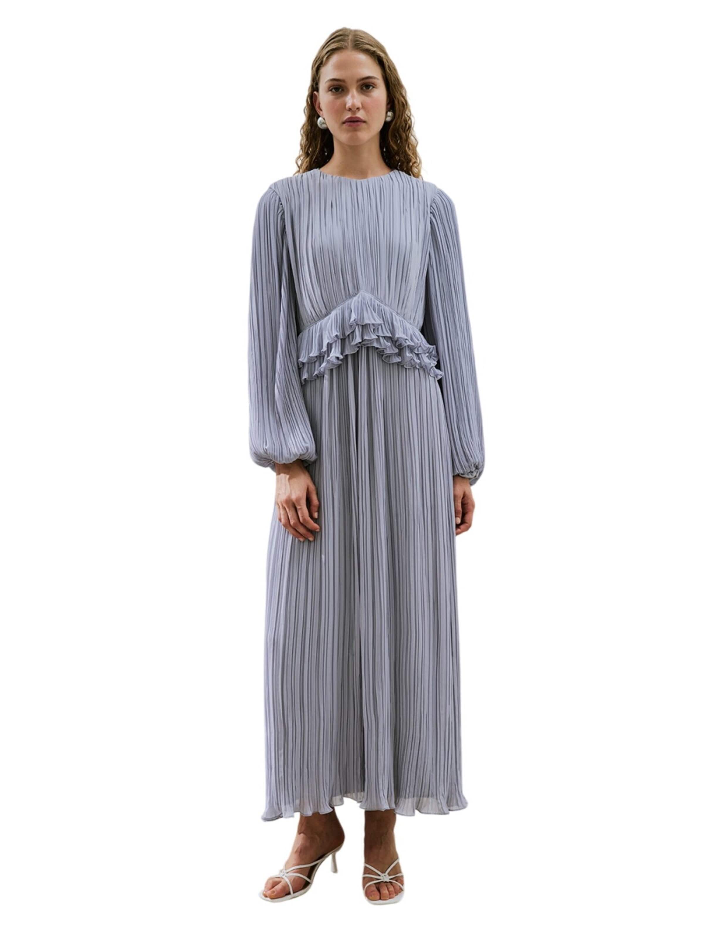 MANUKA Jurk in Blauw: voorkant