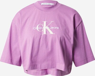 Calvin Klein Jeans Shirt in de kleur Orchidee / Wit, Productweergave