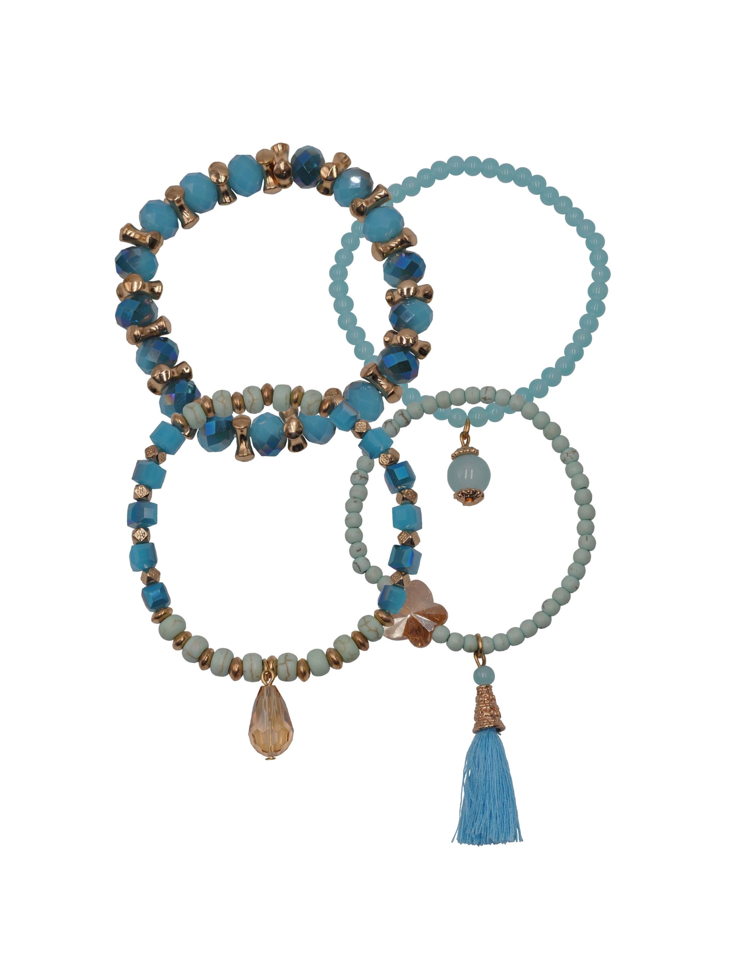 Steuer Armband Set in Grün