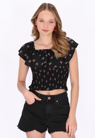 MYMO Top 'Young Fashion' in Zwart: voorkant