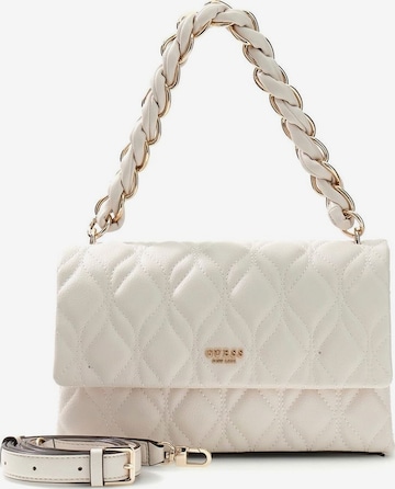 Borsa a spalla di GUESS in bianco: frontale
