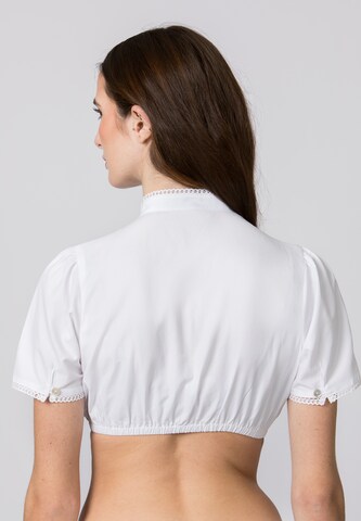 STOCKERPOINT Trachtenbluse 'Ariana' in Weiß