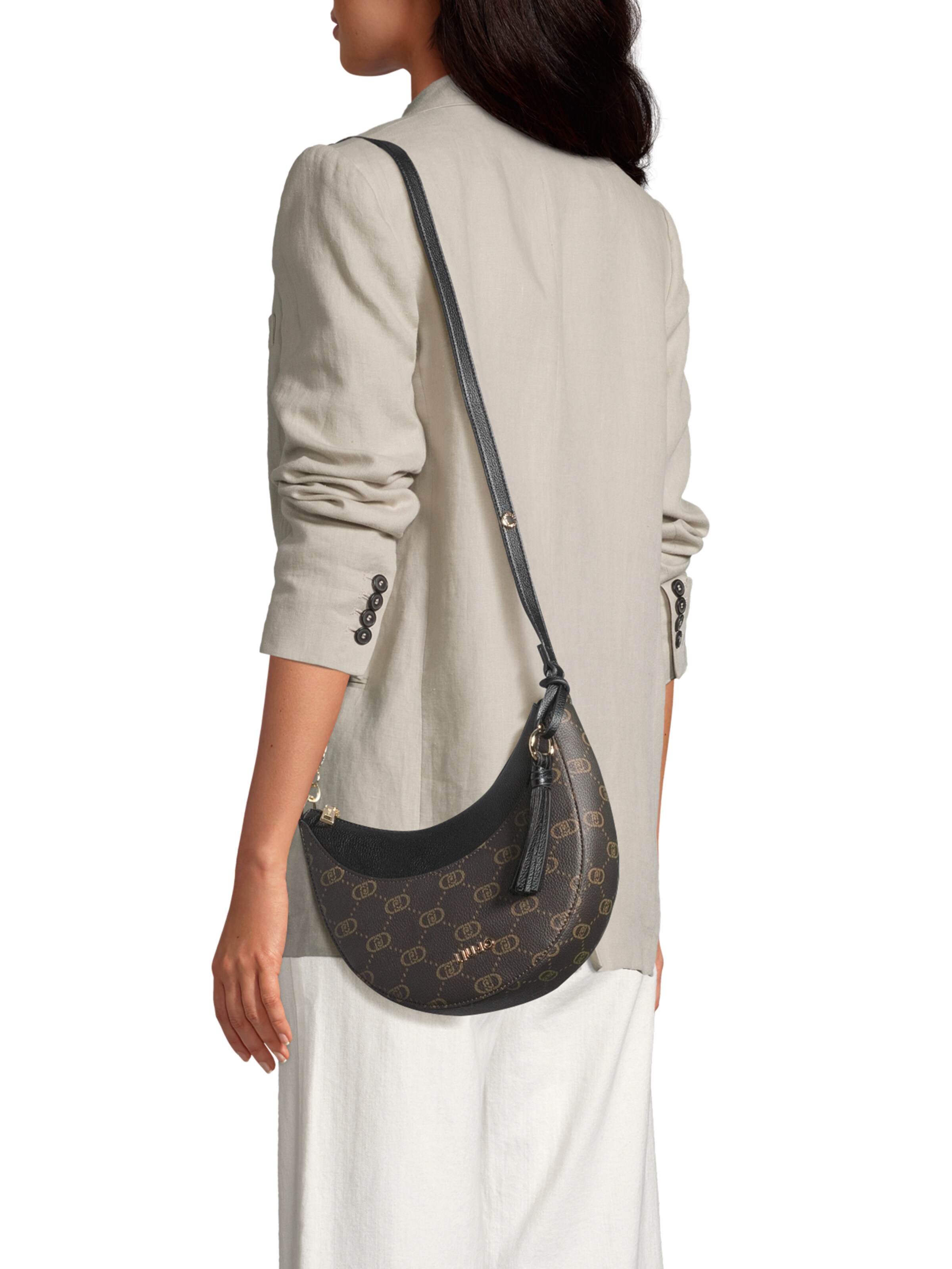 Liu Jo Чанта за през рамо в черно: отпред