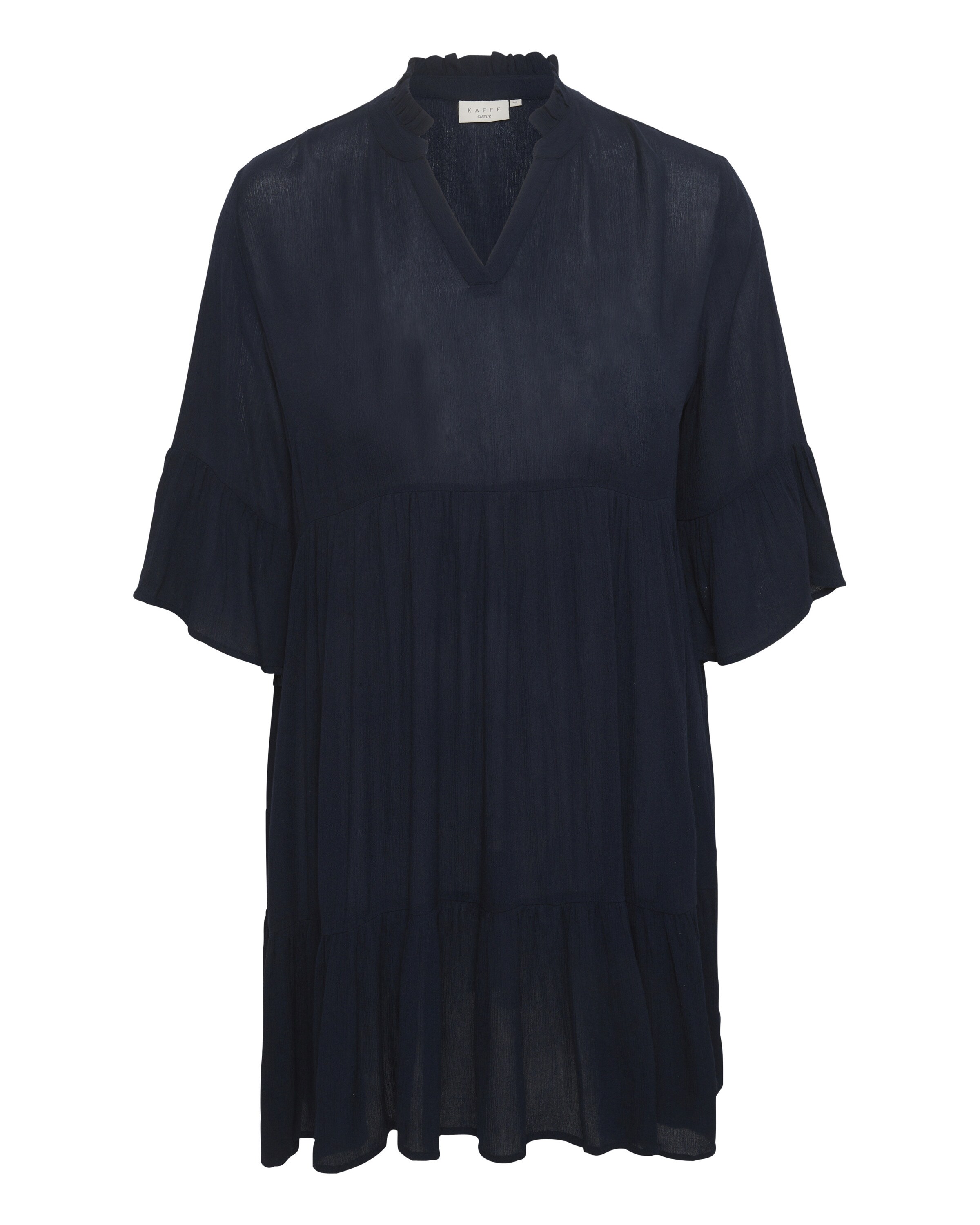 Robe 'Mariana' KAFFE CURVE en bleu : devant