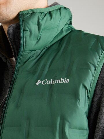 COLUMBIA Športen telovnik 'Delta Ridge II' | zelena barva