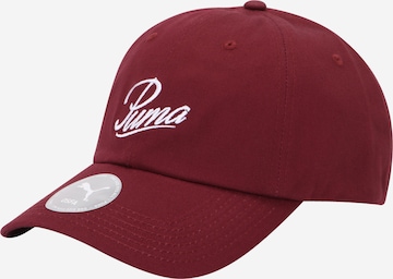 Cappello da baseball 'ESS' di PUMA in marrone: frontale