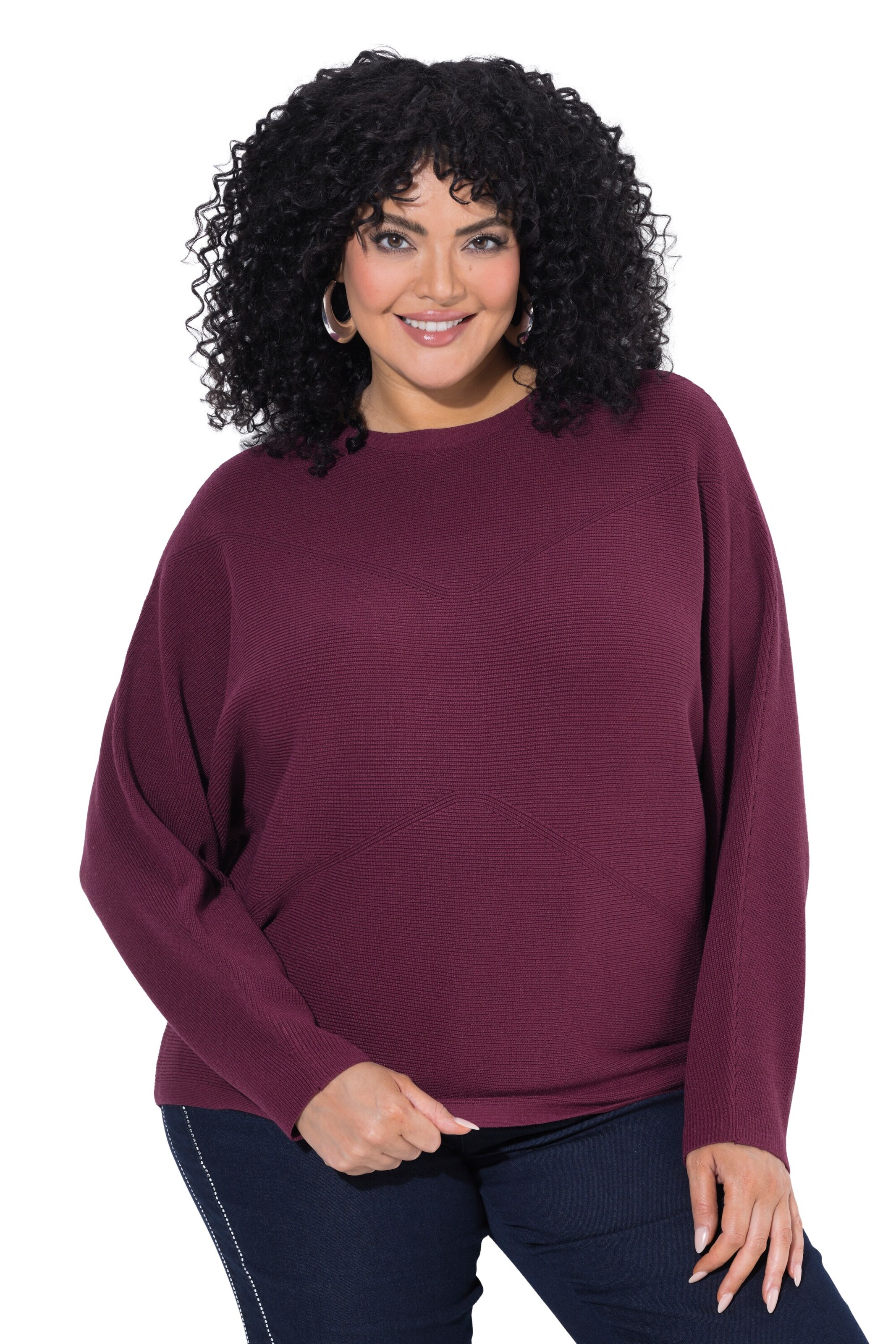 Ulla Popken Sweater in Red: front
