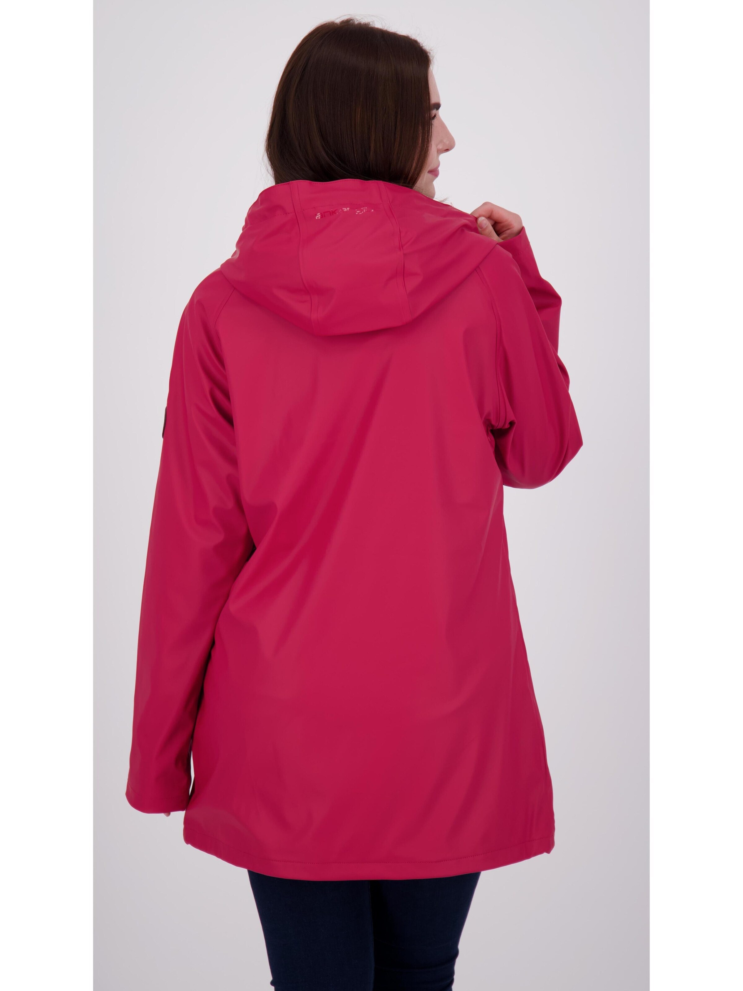 ankerglut Raincoat 'Friesennerz HEAVN WMN' in Red