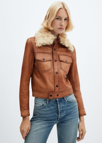 MANGO Jacke 'Cameron' in Beige: Vorderseite