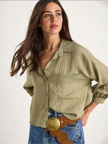 Bianco Lucci Blouse in Green