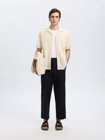 SELECTED Comfort fit Overhemd 'Jax' in Beige