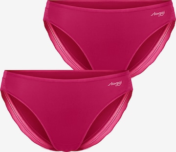 Slip ' Blue GO Blush ' SLOGGI en rose : devant