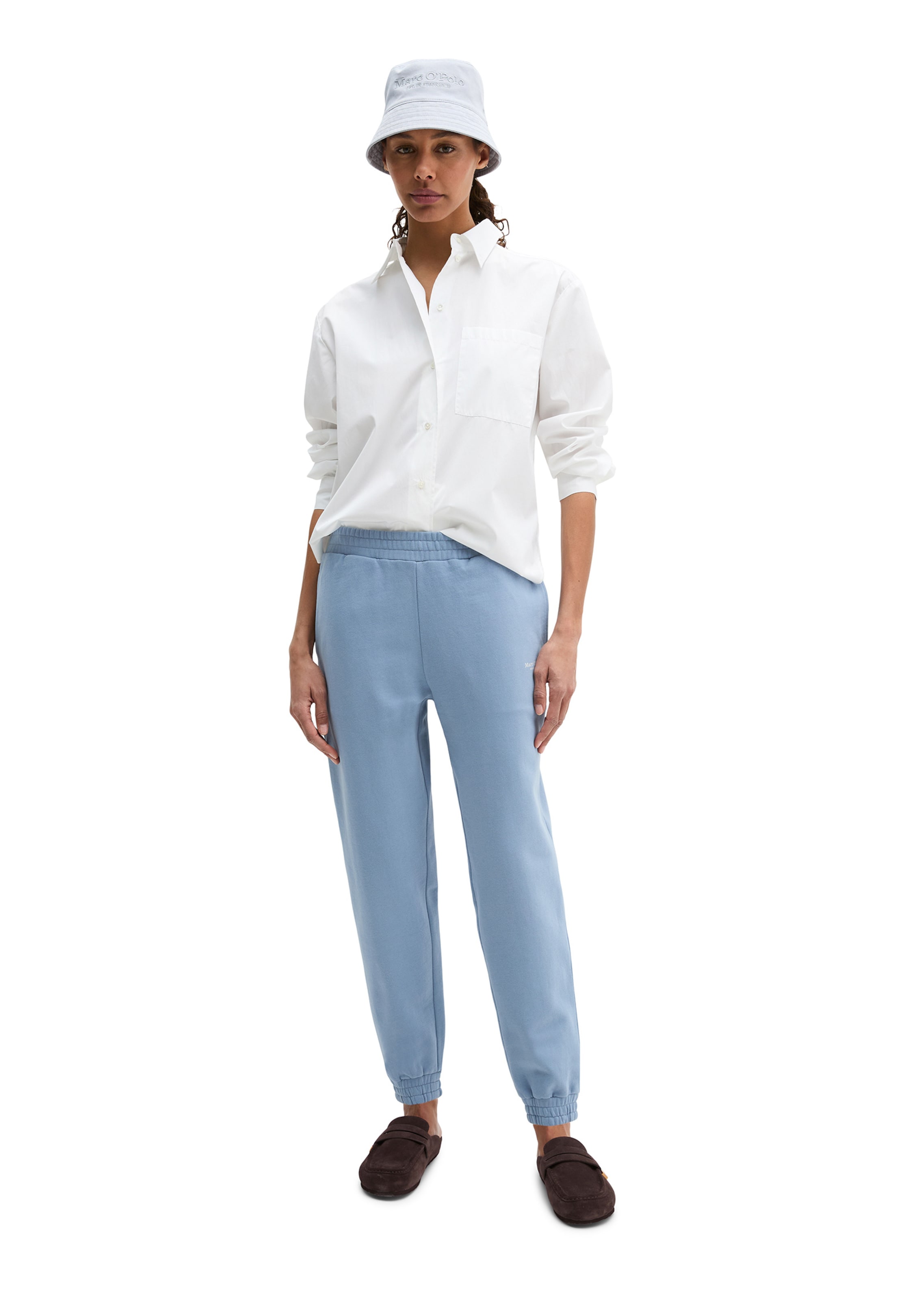 Marc O'Polo Regular Broek in Blauw