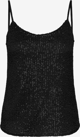 PIECES Top 'DELPHIA' in Black: front