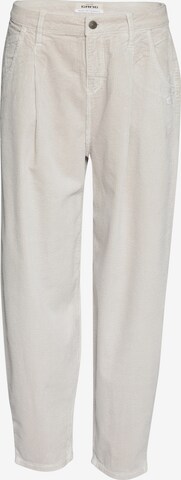 Gang Loose fit Pleat-Front Pants 'Silvia' in Grey: front