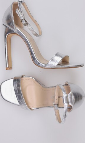 GLAMOROUS Sandals & High-Heeled Sandals in 35,5 in Silver: front