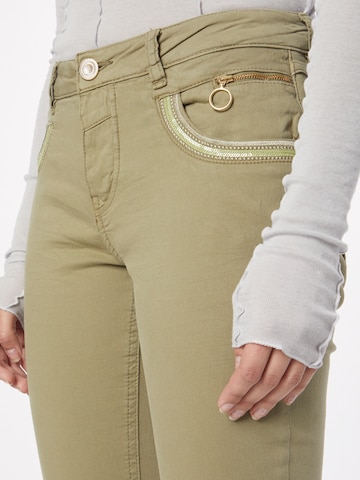 MOS MOSH Slimfit Παντελόνι σε πράσινο