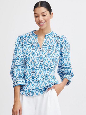 Camicia da donna ' Jiya ' di b.young in blu: frontale