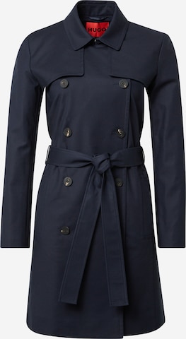 HUGO Between-Seasons Coat 'Makaras' in Blue: front