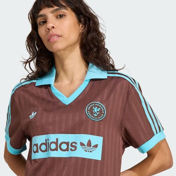ADIDAS ORIGINALS Poloshirt in Braun