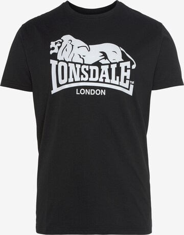 LONSDALE Shirt in Schwarz