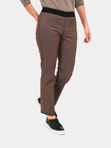 Regular Pantalon Goldner en marron