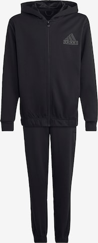 ADIDAS PERFORMANCE Tracksuit ' Future Icons ' in Black: front