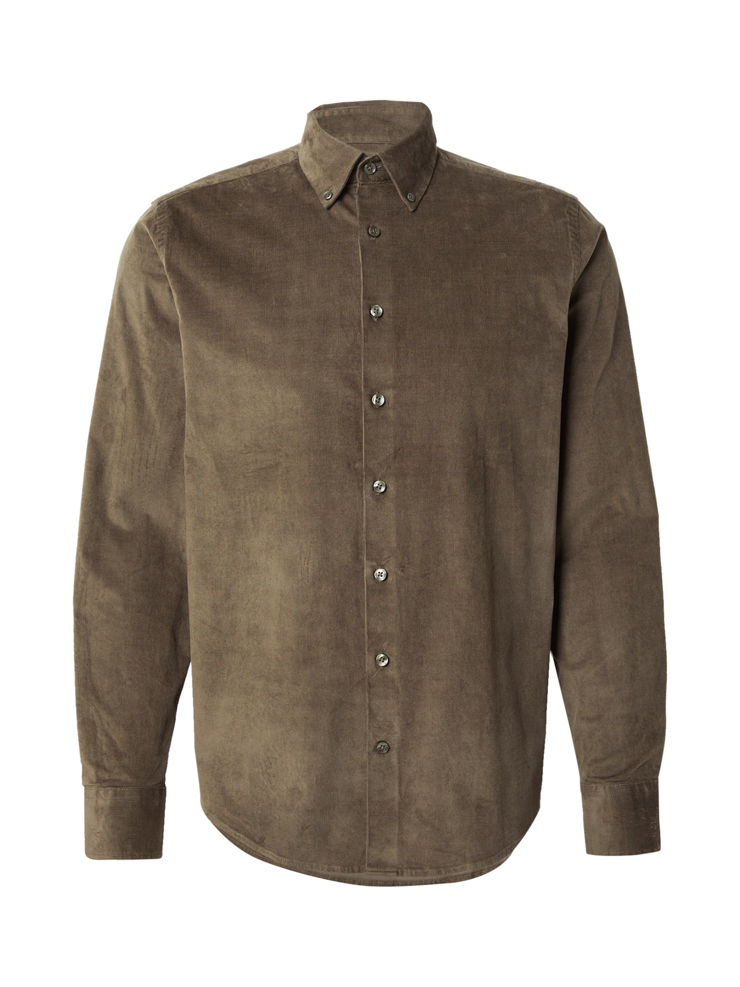 Bruun & Stengade Klasický střih Košile 'Monti' – zelená: přední strana