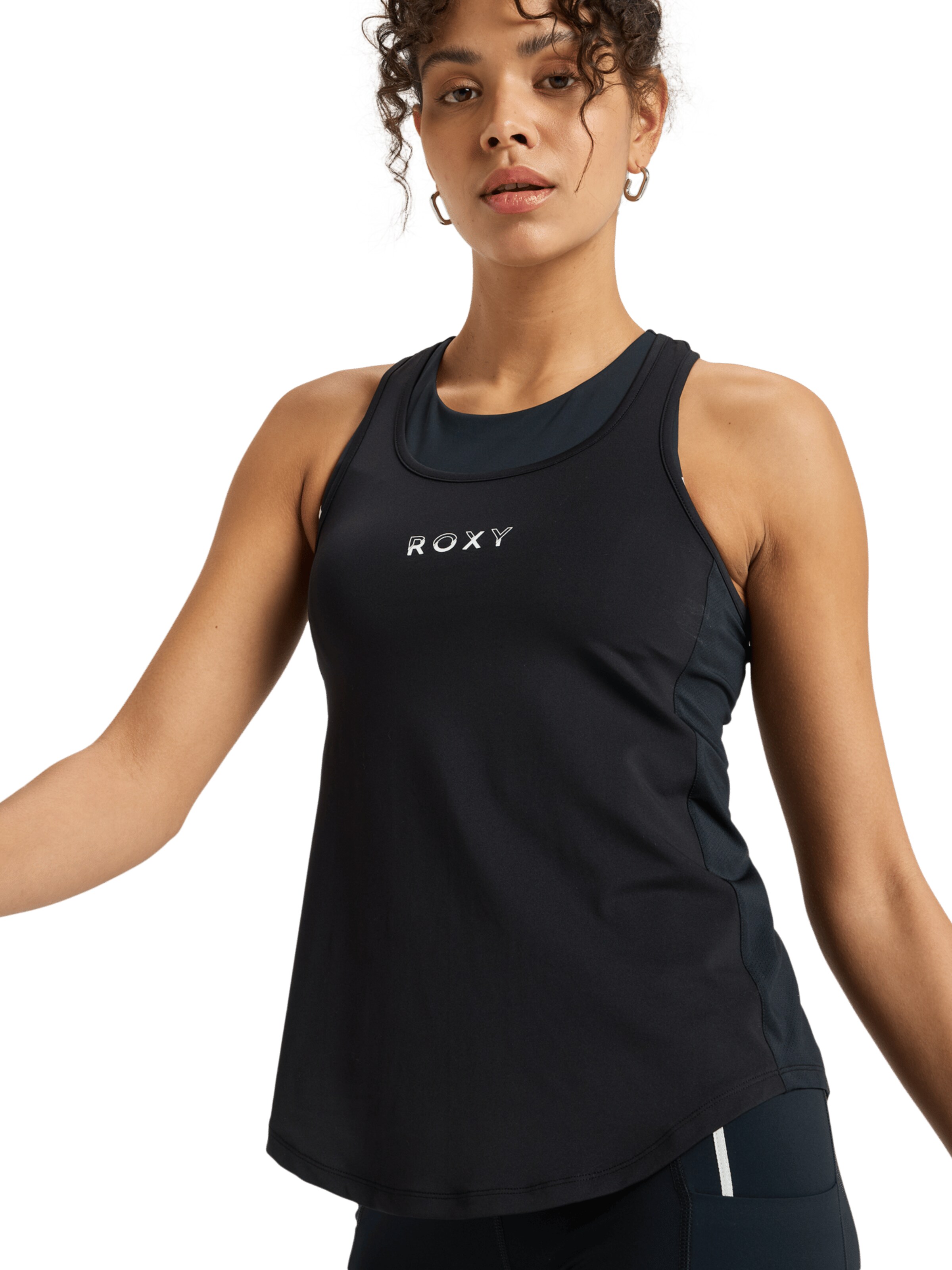 ROXY Sporttop 'Bold Moves 2.0' in Schwarz