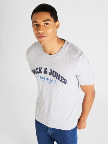 JACK & JONES T-Shirt 'BRAD' in Grau: predná strana