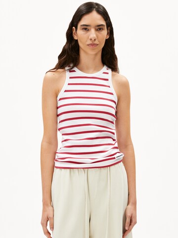 ARMEDANGELS Top in Wit: voorkant