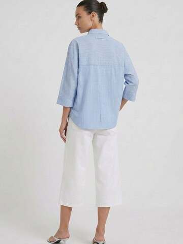 OUI Bluse in Blau