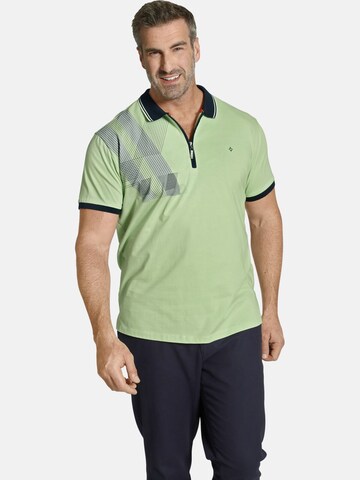 Charles Colby Poloshirt ' Earl Sinns ' in Grün: predná strana