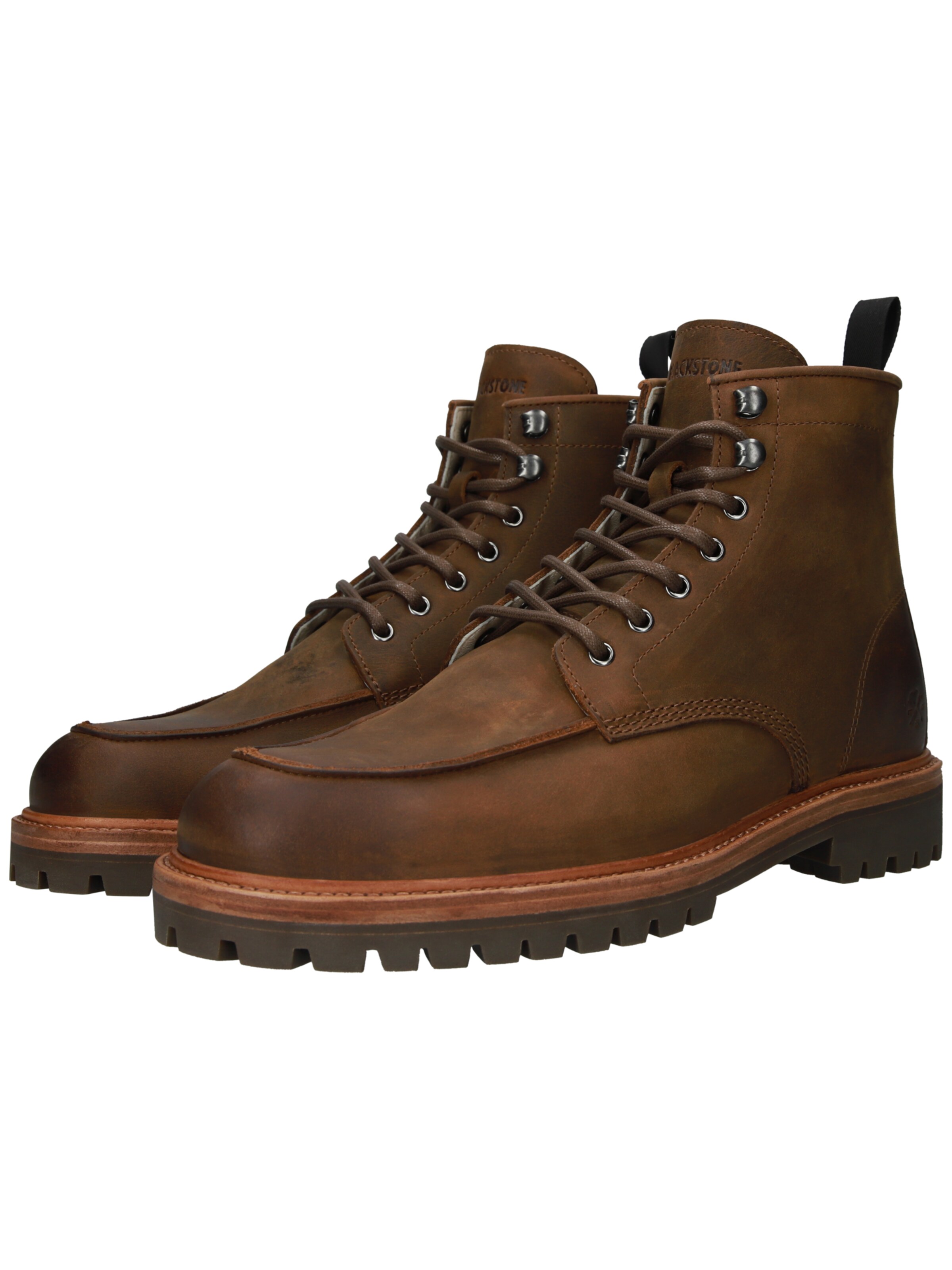 BLACKSTONE Lace-Up Boots 'Gasttown Redford EG569' in Brown