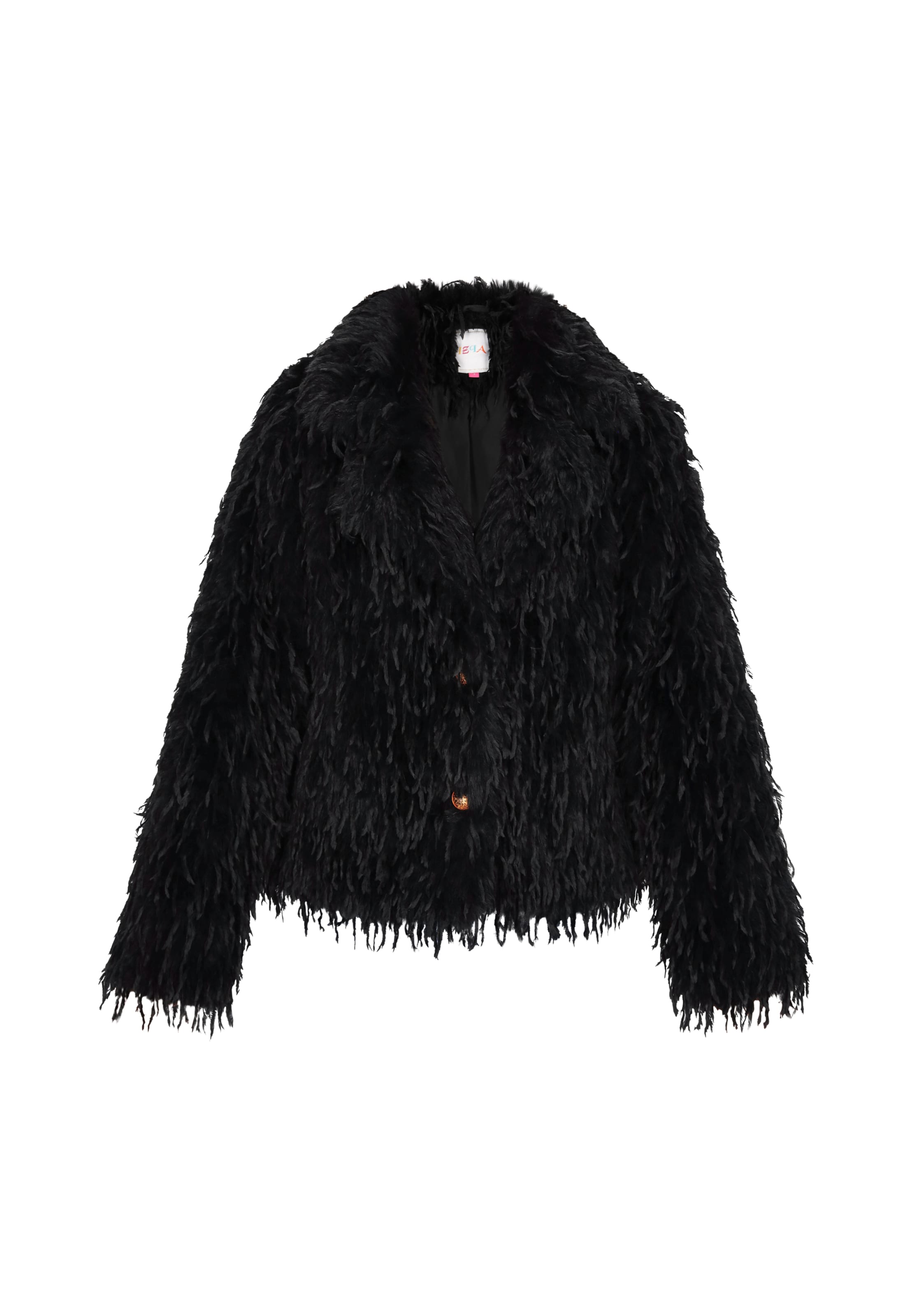 IZIA Přechodná bunda 'Fashion Look' – černá: přední strana