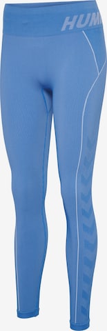 HummelSkinny Sportske hlače 'Christel' - plava boja