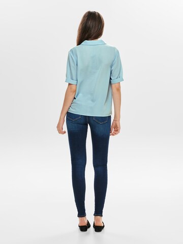 ONLY Bluse in Blau