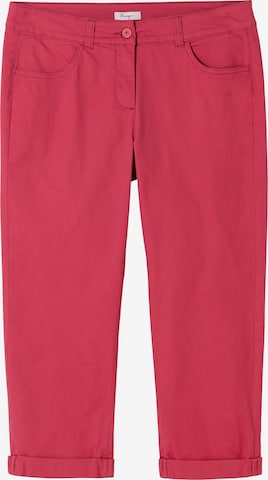 SHEEGO - Slimfit Calças em rosa: frente