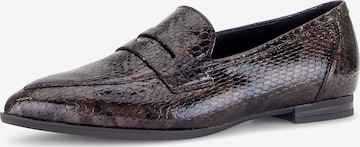 GABOR Classic Flats in Brown: front