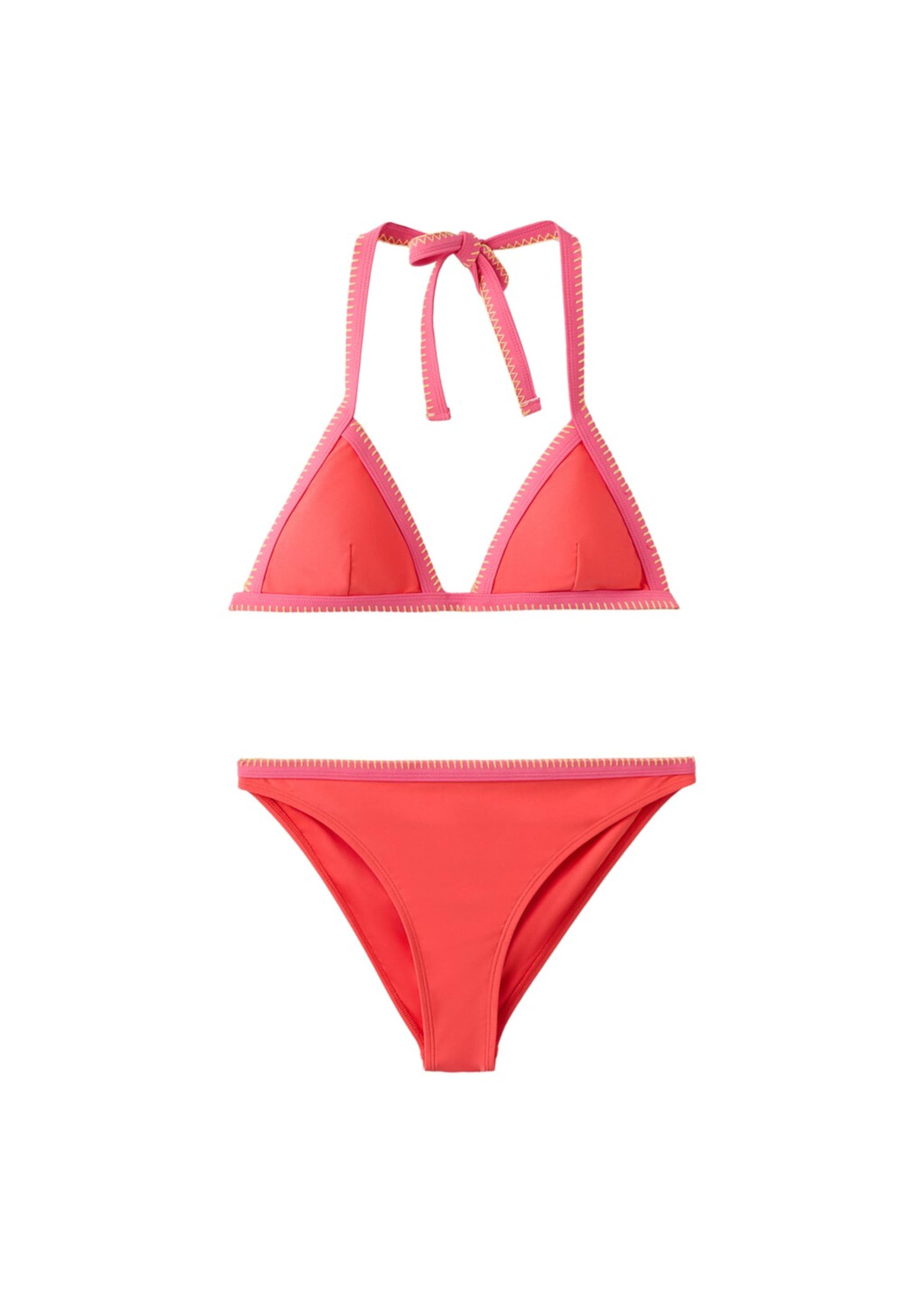 MANGO TEEN Triangle Bikini 'Mimi' in Red: front